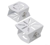 Lot de 2 supports muraux en alliage d'aluminium pour moniteur et caméra offrant des angles de vue réglables et une installation facile sur le mur ou le plafond