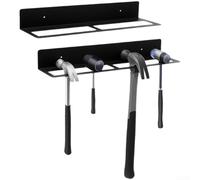 Lot de 2 supports muraux en métal pour organiser les outils à main et les tournevis dans les ateliers et les garages pour un rangement efficace des outils