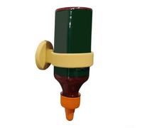 Lot de 2 supports muraux en silicone pour bouteille de sauce - Design anti-goutte - Plaque en aluminium - Organiseur de cuisine pour condiments, maison, restaurant