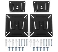 Lot de 2 supports muraux pour écrans LCD de 14 à 24 pouces, appareils publicitaires, charge maximale de 13,6 kg, jusqu'à 100 x 100 mm