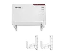 Lot de 2 supports muraux pour Fritz!Box 5690 Pro, routeur WI-FI pour Fritzbox 5690 Pro, support répéteur, accessoire supplémentaire pour Fritz!Box 5690 Pro, lot de 2