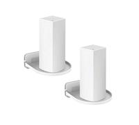 Lot de 2 supports muraux pour système WiFi domestique en maille pour Tenda Nova Linksys Velop TP-Link D-Link pour Google Nest WiFi Route (blanc)