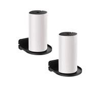Lot de 2 supports muraux pour système WiFi domestique en maille pour Tenda Nova Linksys Velop TP-Link D-Link pour Google Nest WiFi Route (Noir)