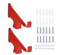 Lot de 2 Supports Muraux pour Tronçonneuse, Lot de 2 Supports de Rangement Multifonctionnels pour Tronçonneuse, Design Compact, Support Robuste en Acier allié pour Garage, Atelier