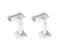 Lot de 2 supports muraux réglables pour haut-parleur, compatibles avec Bose UB-20 Series II (blanc)