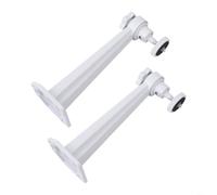 Lot de 2 supports muraux robustes en alliage d'aluminium résistant aux intempéries pour Arlo HD GO Montage au plafond rotatif à 360 degrés