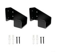 Lot de 2 supports muraux robustes pour tronçonneuse - Noir et orange - Pour jardin, atelier, tronçonneuse