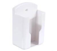 Lot de 2 supports muraux universels pour téléviseurs et climatiseurs - Support mural pour télécommande - Boîte de rangement - Bureau - Blanc