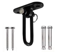 Lot de 2 supports pivotants rotatifs robustes for balançoires, plaques fixation au plafond for porche, sac, chaise suspendue, balançoire, hamac, trapèze Pour Chaise À Bascule(Model 3)