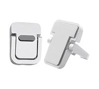 Lot de 2 supports pliables pour clavier d'ordinateur portable - 4,2 x 3,8 cm - Support invisible pour accessoires de bureau - Rehausseur compact et réglable en hauteur - Optimisateur d'espace de