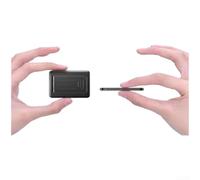 Lot de 2 supports pliables pour ordinateur portable avec hauteur réglable et coussinet en silicone pour ordinateur portable, téléphone, bureau, voyage (noir)