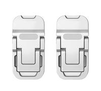 Lot de 2 supports pliables pour ordinateur portable, rehausseur portable et réglable pour bureau, compatible avec MacBook/Dell/HP/tablette, support