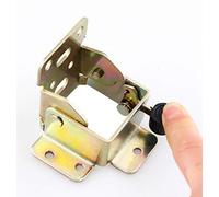 Lot de 2 supports pliants à 90 degrés charnières autobloquantes en acier laminé à froid pieds de table pliants pieds de lit charnières de soutien cachées (Positive brake)