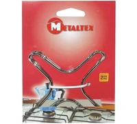 Lot de 2 supports pour bain marie - chromé