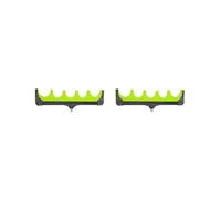 Lot de 2 supports pour canne à pêche à la carpe Trépied Repose-tête 5 trous 265 mm