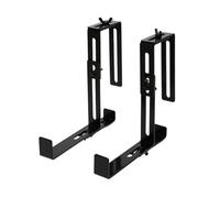 Lot de 2 supports réglables pour jardinières de fenêtre pour terrasse, balustrade, supports de boîte à suspendre pour clôture