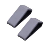 Lot de 2 supports réglables pour ordinateur portable - En silicone antidérapant - Pour la maison, le bureau - Support de refroidissement ergonomique