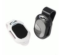 Lot de 2 supports sécurisés pour lunettes de soleil de voiture, design antidérapant pour pare-soleil, idéal pour organiser vos lunettes pendant la conduite
