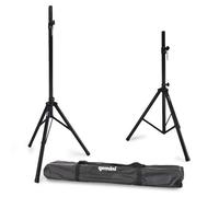 Lot de 2 supports trépieds d'enceinte GEMINI avec leur sac de transport - ST-PACK