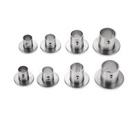 Lot de 2 supports tringle à vêtements en acier inoxydable, 19/22/25/32 mm(22mm)
