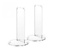 Lot de 2 supports verticaux en acrylique transparent - Support pour gants de boxe, base de support pour vitrine, organisateur de souvenirs sportifs, suspension pour équipement d'arts martiaux