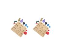 Lot de 2 symboles grammaires Montessori avec plateau découpé pour enfants