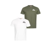 Lot de 2 t-shirt coupe normale Lonsdale Blairmore Vert S