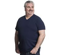 Lot de 2 T-Shirts Alca Classic, Encolure en V, Tailles XL-B - 8XL-B des Tshirts spécialement conçus pour Les Hommes avec Une Taille « 112-178 cm »