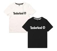 Lot de 2 T-Shirts Blanc/Noir Ado Timberland T60145 8 ans