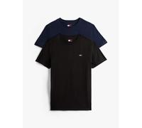 Lot De 2 T-Shirts Extra Slim En Jersey Tjm Xslim 2pack Jersey Tee Ext/Black/Dark Night Navy - S