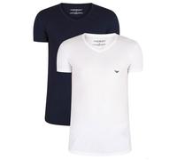 Lot De 2 T-Shirts Lounge À Encolure En V - Emporio Armani S