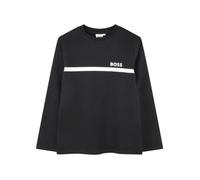 LOT DE 2 T-SHIRTS NOIRS MANCHES LONGUES BOSS ENFANT 4A