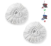 Lot de 2 t tes de balai BonusLife pour balai rotatif O-Ceda EasyWrin, recharge 1 r servoir, microfibre de rechange facile nettoyer