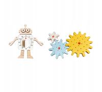 Lot De 2 Tableaux D'activités Montessori Avec Minuterie Et Motricité Fine Pour Enfants
