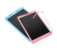 Lot de 2 tableaux d'écriture LCD de 40,6 cm, tableau à dessin électronique avec stylet, effaçable en un clic, tableau à gribouiller réutilisable, mémo sans papier, cadeau pour la maison, l'école, le