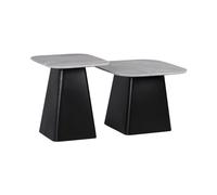 Lot de 2 tables basses céramique