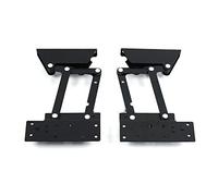 Lot de 2 tables basses élévatrices - Matériel de bricolage - Charnière mécanique - 300 mm - Noir - Charnière à ressort - Mécanisme de table basse - Poids : 35 kg