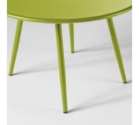 Lot De 2 Tables Basses En Acier Vert Vert