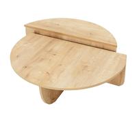 Lot de 2 tables basses - Naturel clair - ALOEVA