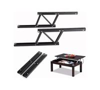 Lot de 2 tables basses relevables avec charnières en métal