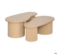 Atmosphera - Lot de 2 Tables Basses soleya l95 99,5cm Beige