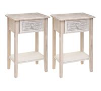 Lot de 2 tables de chevet 1 tiroir ""Hina"" Atmosphera
