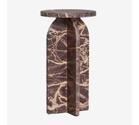Lot de 2 tables de chevet rondes Ø30 cm en marbre Graham