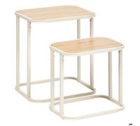 Lot de 2 tables gigognes Curvy bois clair - 5 five simply smart