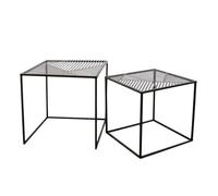 Lot De 2 Tables Gigognes En Métal Home Deco Factory
