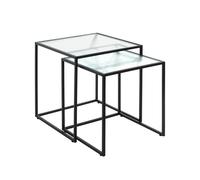 Lot de 2 Tables Gigognes "Park" 49cm Noir