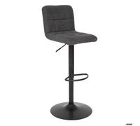 Lot de 2 tabourets de bar ""Delek"" gris 104x52x45cm - Atmosphera createur d'interieur