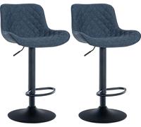 lot de 2 tabourets de bar Minosa