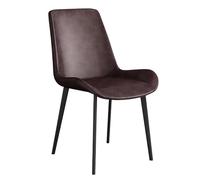 Lot de 2 tabourets de bar modernes - 71,1 cm élégantes chaises de salle à manger rembourrées en bois et cuir sans accoudoirs pour îlot de cuisine, bar à domicile, café - Design confortable et