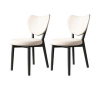 Lot de 2 tabourets de bar modernes de 71,1 cm de haut, chaises de salle à manger rembourrées en bois et cuir pour îlot de cuisine, bar à domicile, café - Design confortable et élégant